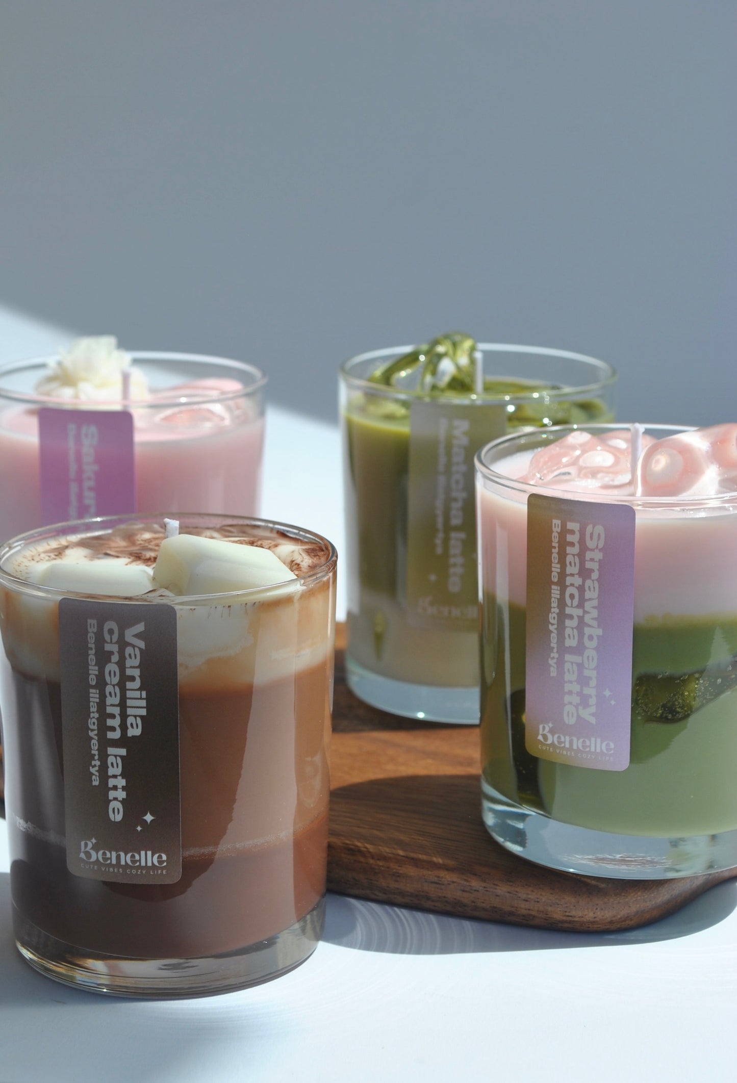 Strawberry Matcha Latte illatgyertya