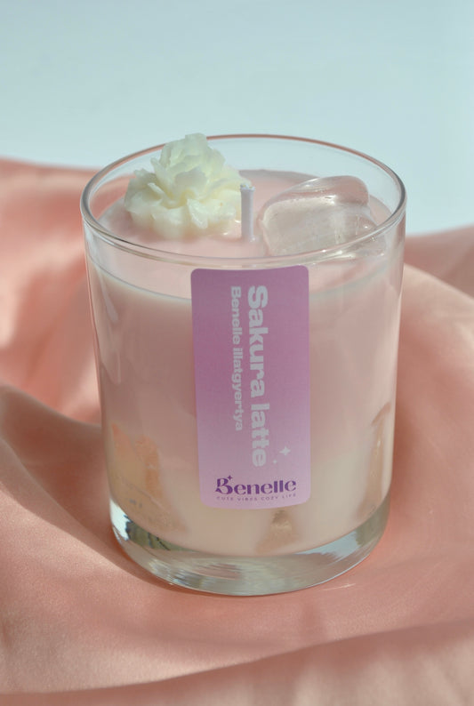 Sakura Latte illatgyertya