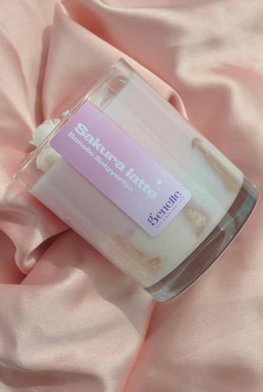 Sakura Latte illatgyertya