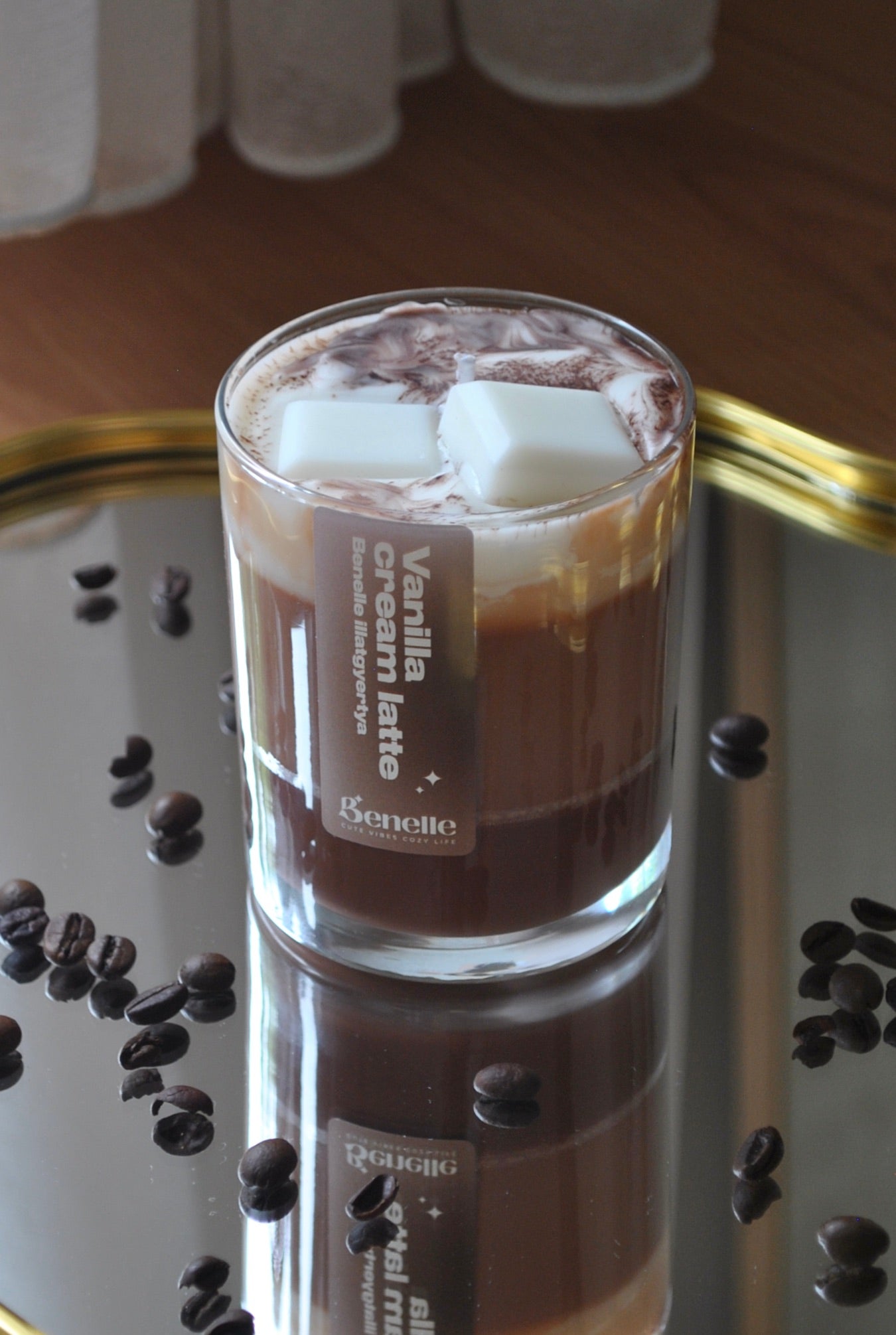 Vanilla Cream Latte illatgyertya