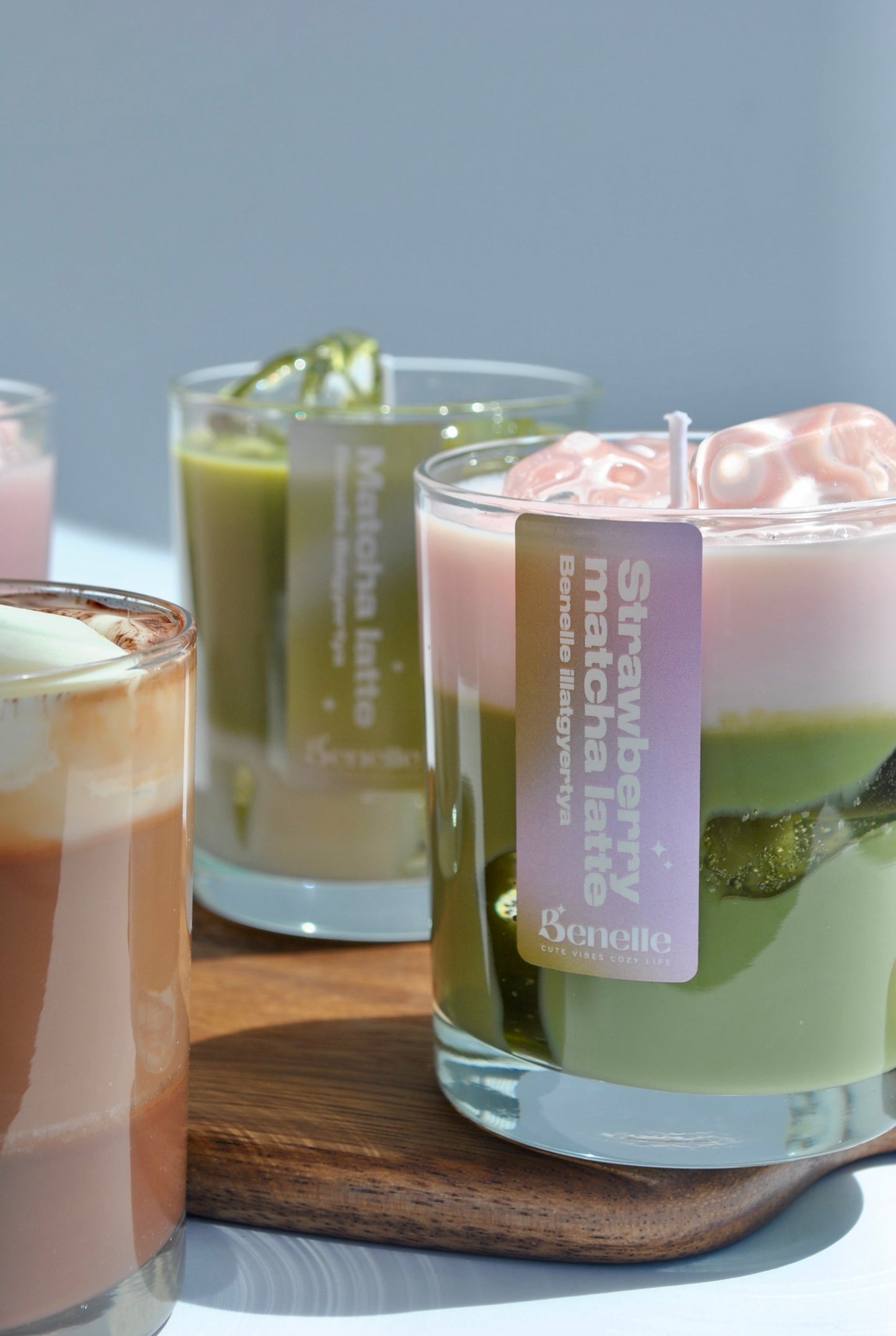 Strawberry Matcha Latte illatgyertya